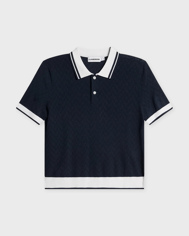 Top Polo Polly Pointelle Navy