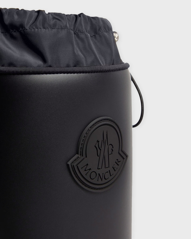 Moncler Kickstream High Rain Boots Black EUR 36