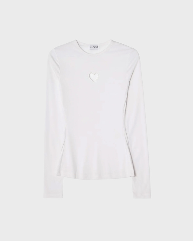 Topp Tight Long Sleeve White