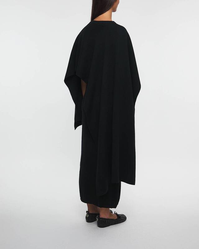 LISA YANG Poncho Kai Cashmere Black ONESIZE