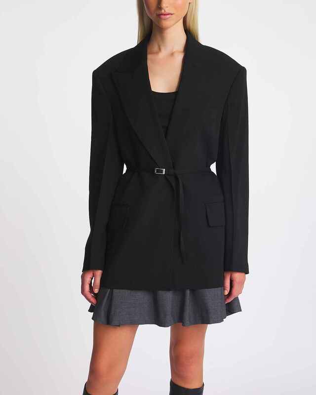 Acne Studios Belt Blazer  Svart 34