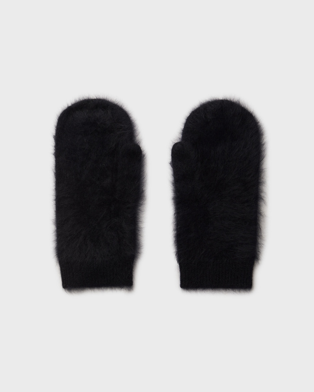 LISA YANG Vantar Brushed Mittens Svart ONESIZE