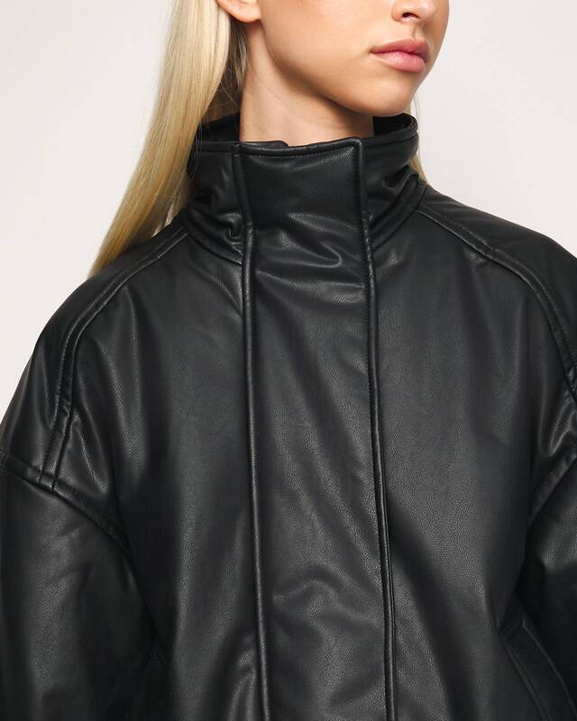 Acne Studios Jacket Leather Bomber Black 34