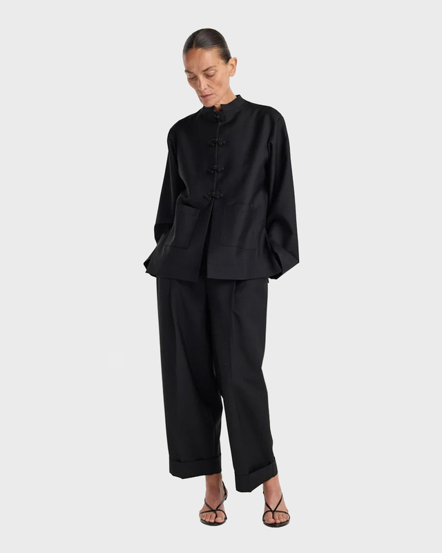 Jacket Pankou Closure Black