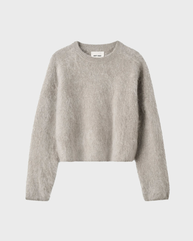 Genser Brushed Crewneck Greige