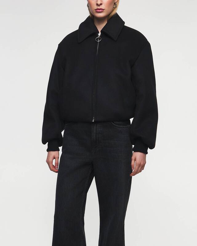 Acne Studios Jacka Wool Bomber Svart 38