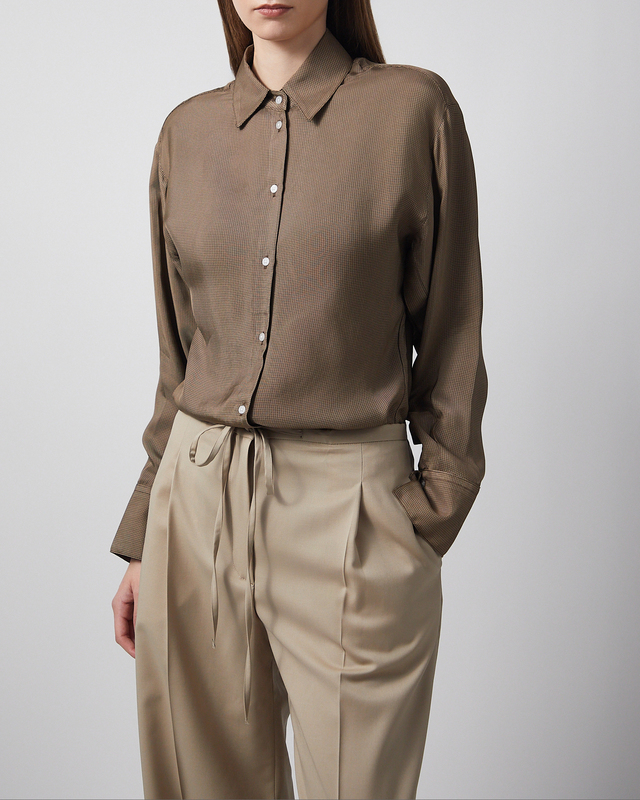 Shirt Relaxed Shaped Brun