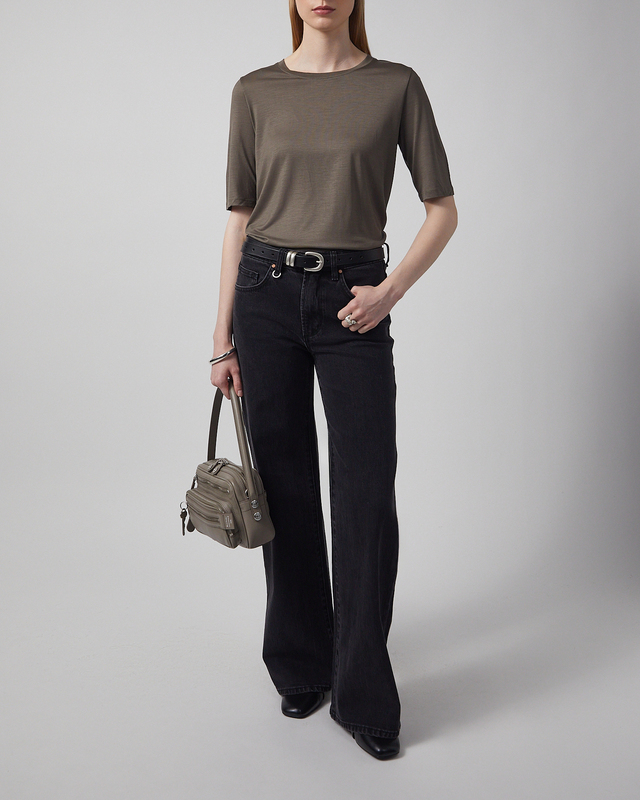 T-Shirt Elena Tee Beige/grå