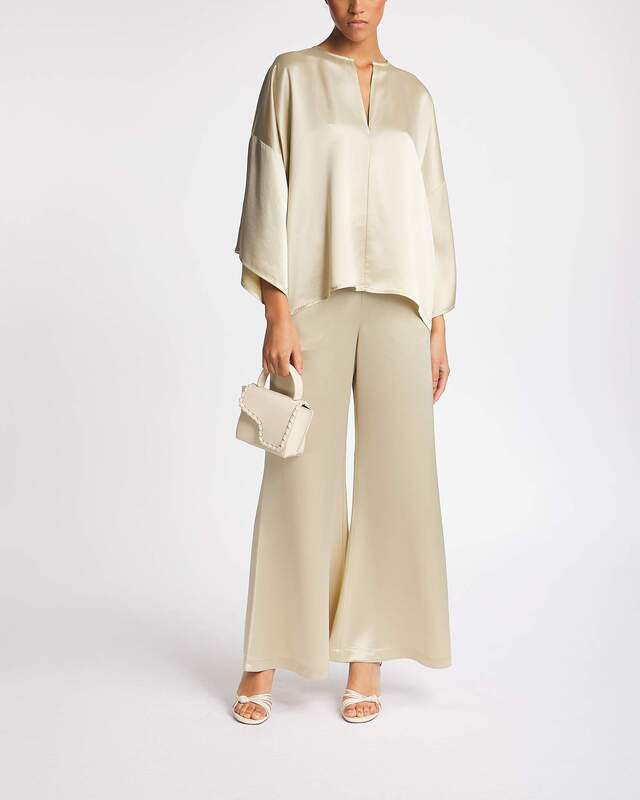 By Malene Birger Trousers Lucee Oyster 44