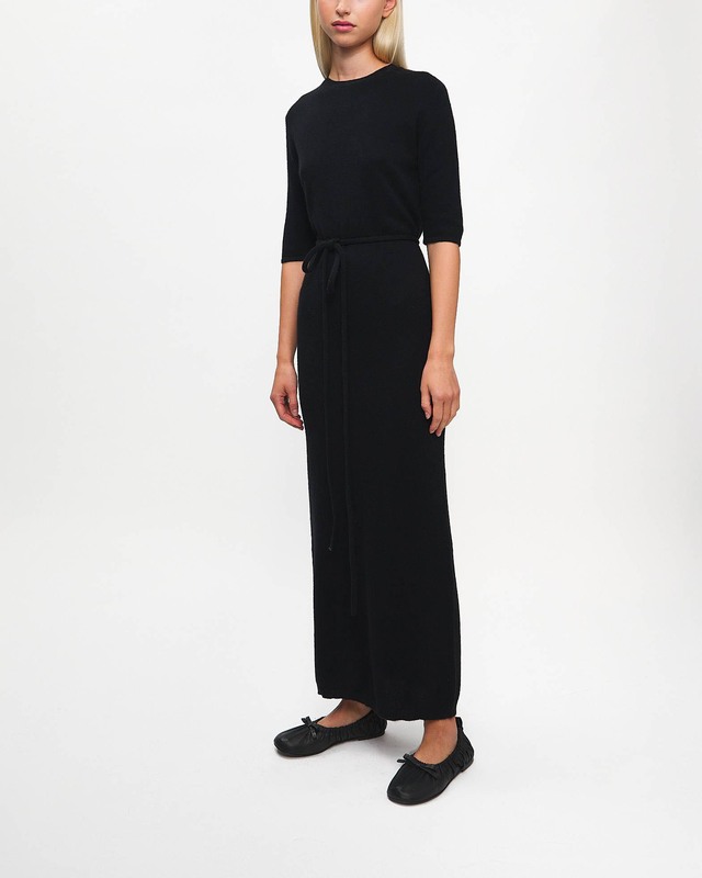 LISA YANG Dress Tilde Cashmere Black 2 (M-L)