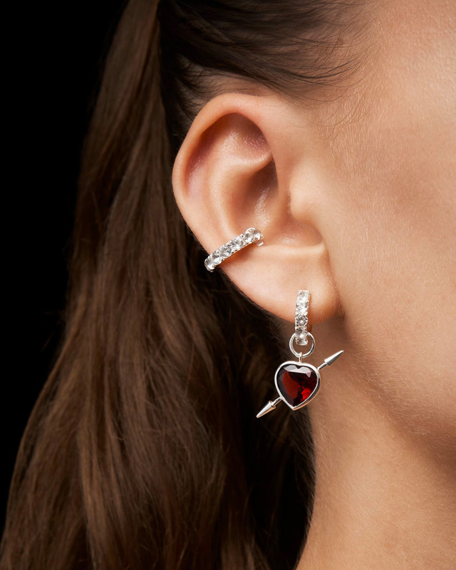 Örhänge Rebel Love Silver