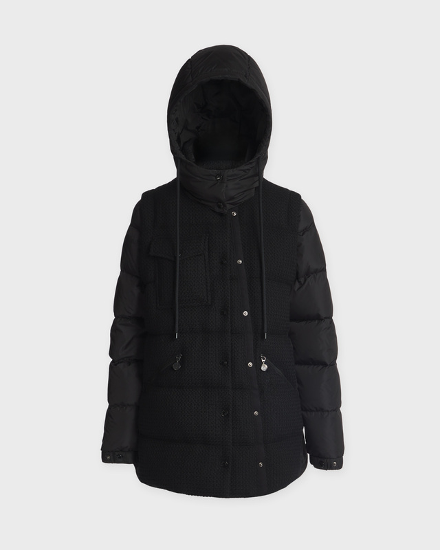 Moncler Artigny Long Coat  Svart MONCLER 1 (S)