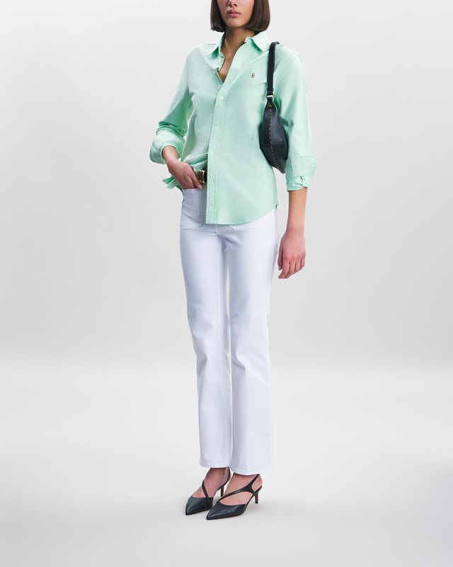 Polo Ralph Lauren Skjorta Long Sleeve Button Front Grön M