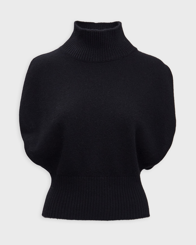 LISA YANG Top Zaya Cashmere Black 1 (S-M)