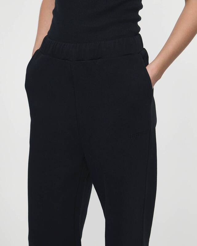 ROTATE Birger Christensen  Sweatpants Washed Heavy  Black S