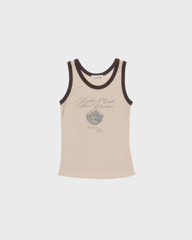 Top Sheer Logo Tank White