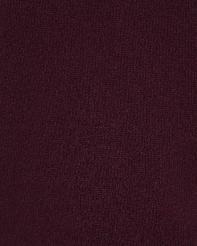 Wakakuu Icons Top London Wool Cashmere Burgundy  L