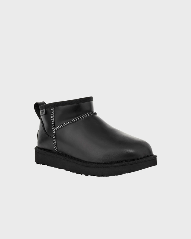 Ugg Boots W Classic Ultra Mini Leather Regenerate  Black US 5 (EUR 36)