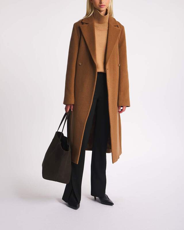 Filippa K Coat Soft Wool Belted WAKAKUU