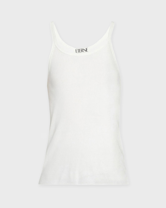 Éterne Topp Rib Tank Ivory L